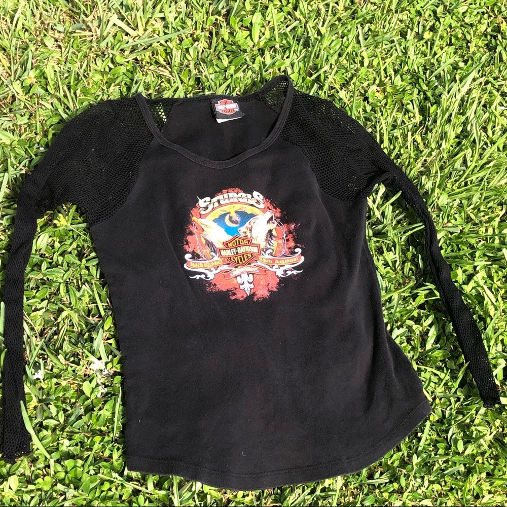 Harley Davidson Sturgis Mesh Arm Pullover